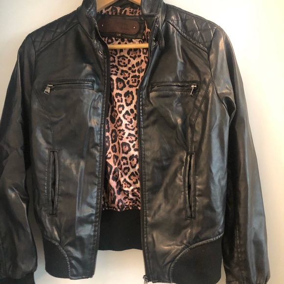 50% OFF BUNDLED🫶🏻CI SONO L Black Leather Style Jkt - Picture 7 of 8